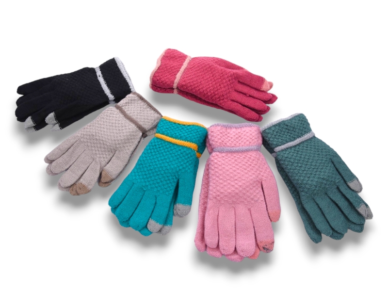 Перчатки YLZL (one size) K009 mix (зима)
