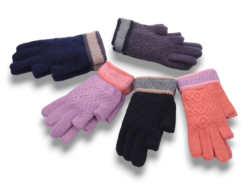 Перчатки YLZL (13-15) K010 mix (зима)