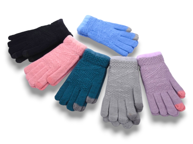 Перчатки YLZL (one size) K020 mix (зима)