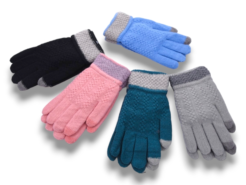 Перчатки YLZL (one size) K053 mix (зима)