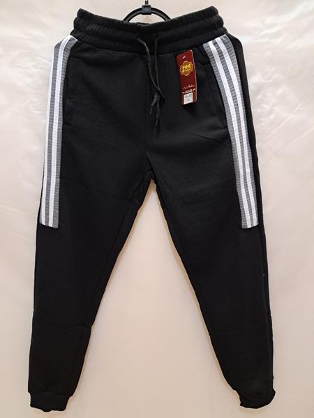 Штаны спорт Giang (L-4XL) 402 black (зима)