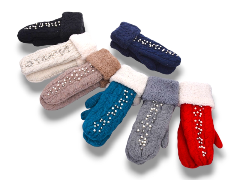 Варежки YLZL (one size) L117Q mix (зима)