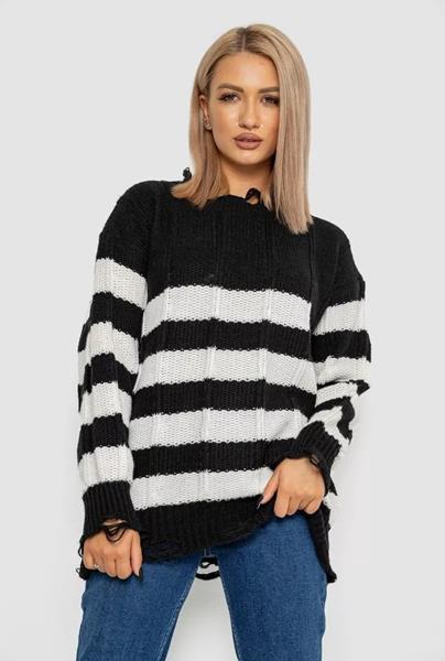 Свитер Seven Group (one size) A111 black (зима)