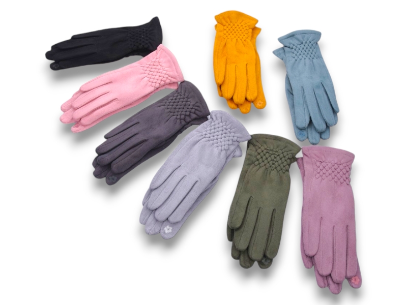 Перчатки YLZL (12-14) ZT001 mix (зима)