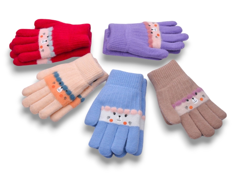 Перчатки YLZL (8-10) 0932 mix (зима)