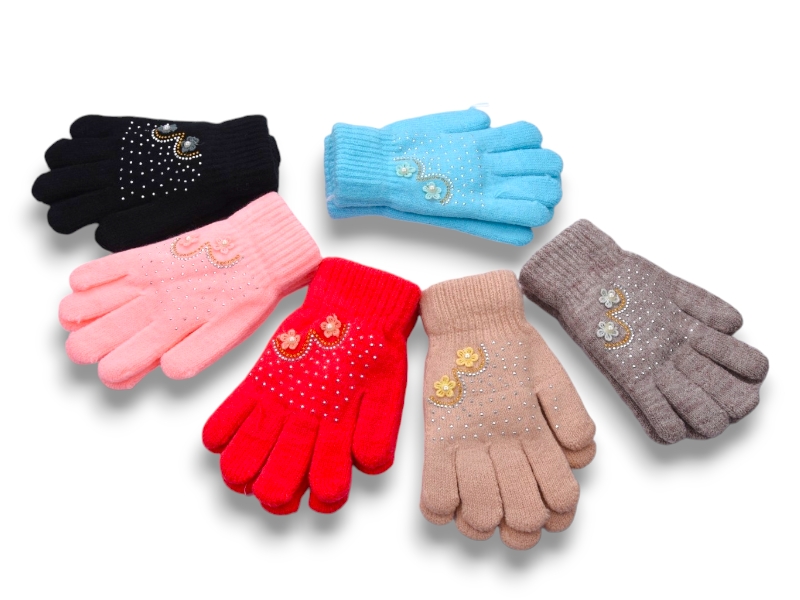 Перчатки YLZL (5-7) D106 mix (зима)