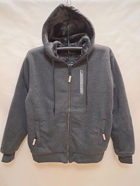 Кофта спорт Giang (M-3XL) 2362A grey (зима)