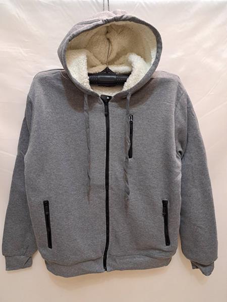 Кофта спорт Giang (3XL-7XL) B2352 grey (зима)