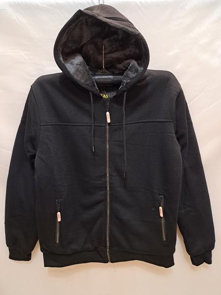 Кофта спорт Giang (3XL-7XL) B2359 black (зима)