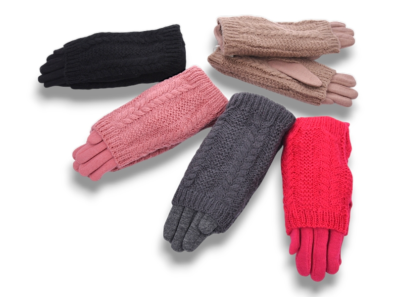 Перчатки YLZL (7-9) 269-4 mix (зима)