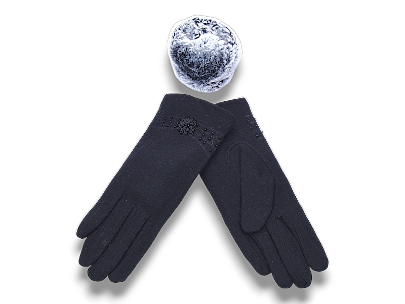 Перчатки YLZL (6.5-8.5) A15 black (зима)