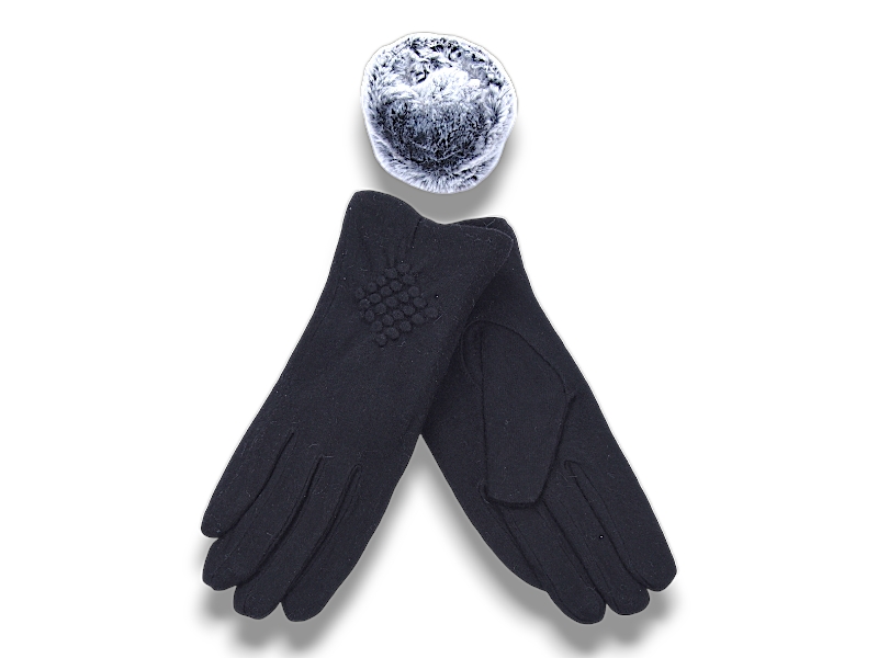 Перчатки YLZL (6.5-8.5) A20 black (зима)