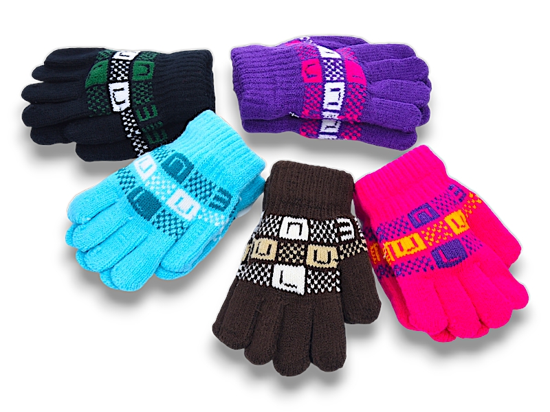 Перчатки YLZL (2-4) B23 mix (зима)