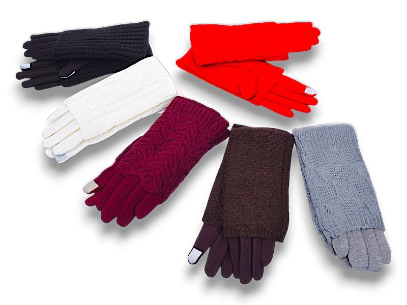 Перчатки YLZL (6.5-8.5) V002 mix (зима)