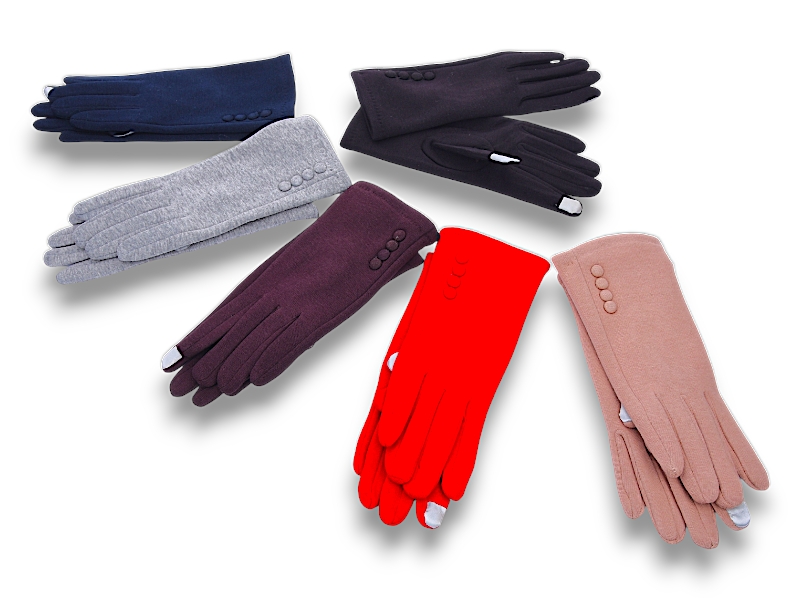 Перчатки YLZL (6.5-8.5) V005-1 mix (зима)