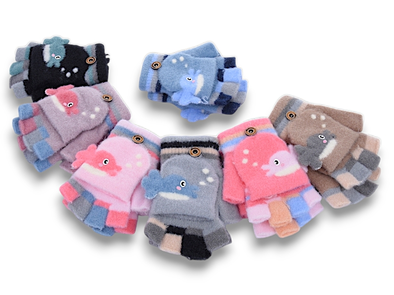 Перчатки КОРОЛЕВА (4-6) 13 mix (зима)