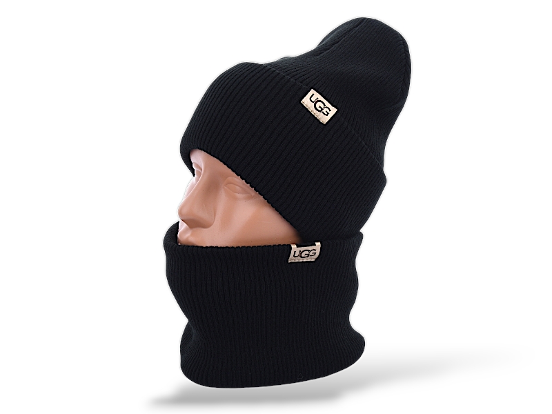 Комплект КОРОЛЕВА (56-58) HS001-19 black (зима)