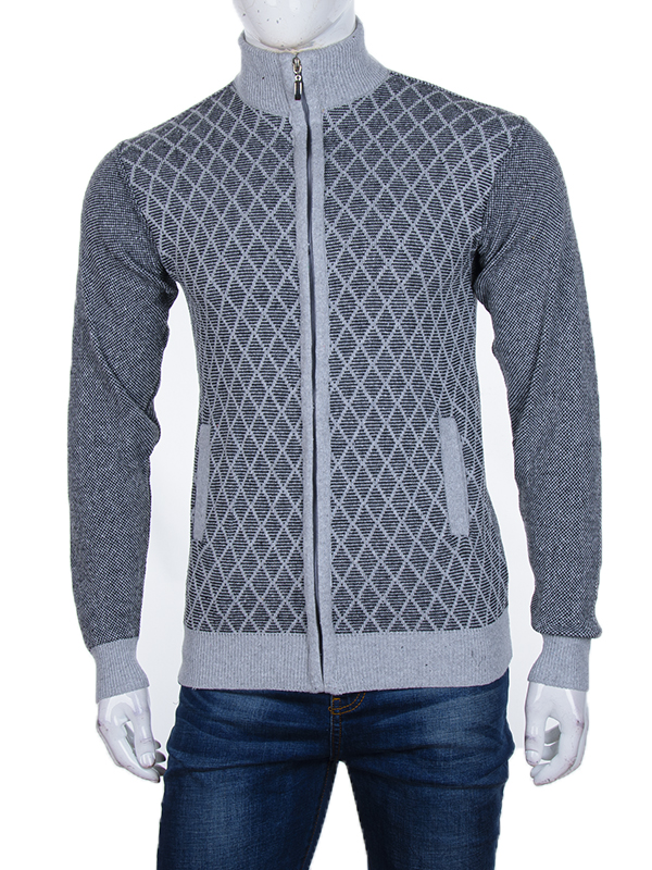 Кофта Abdo (L-2XL) SS42 grey (зима)