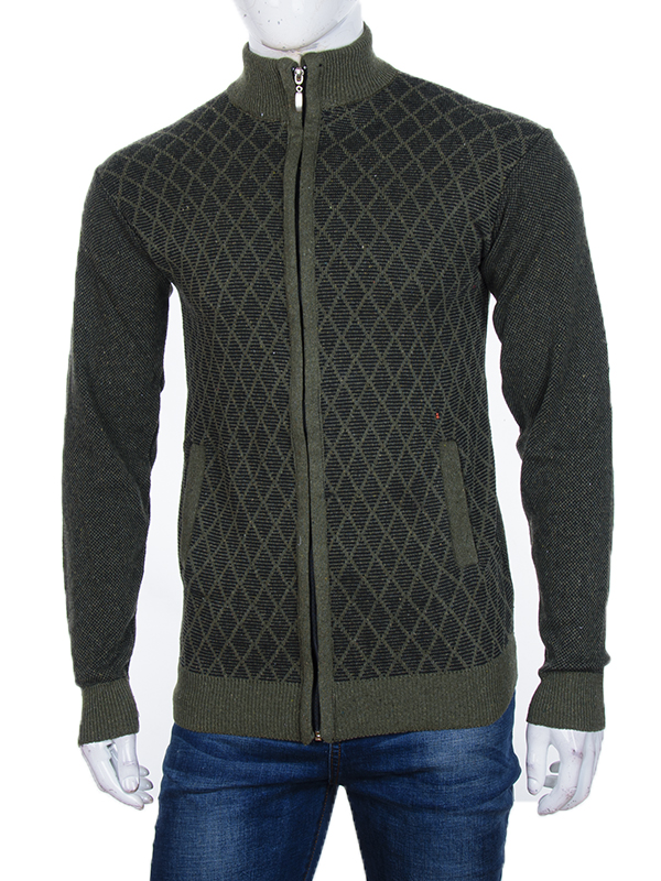 Кофта Abdo (L-2XL) SS43 khaki (зима)