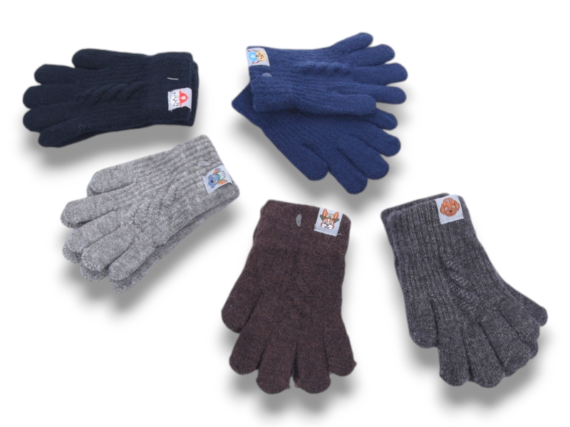 Перчатки КОРОЛЕВА (3-5) B216 mix (зима)