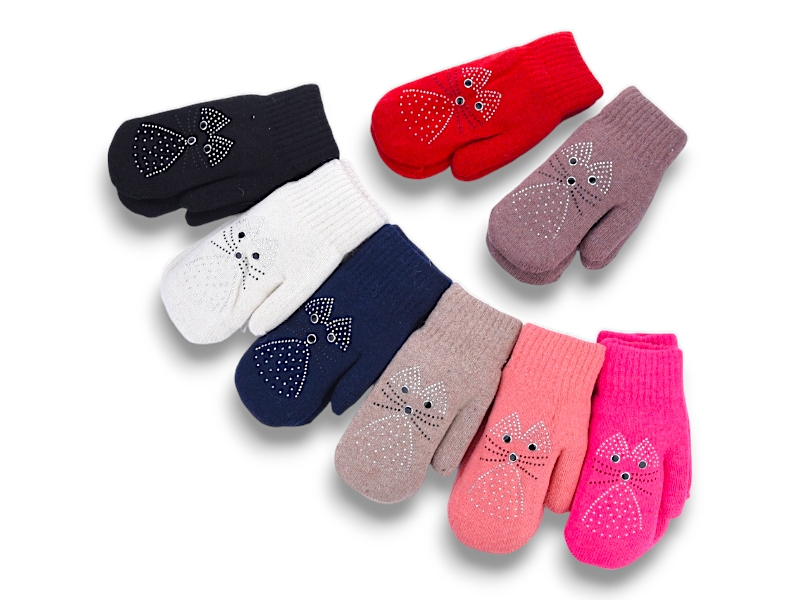 Варежки YLZL (8-10) 543 mix (зима)