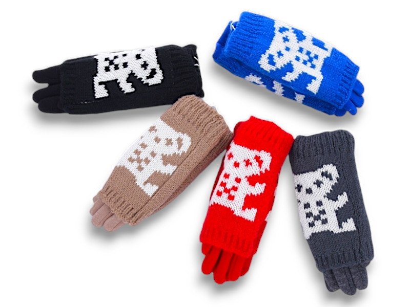 Перчатки YLZL (M-2XL) 80-3 mix (зима)