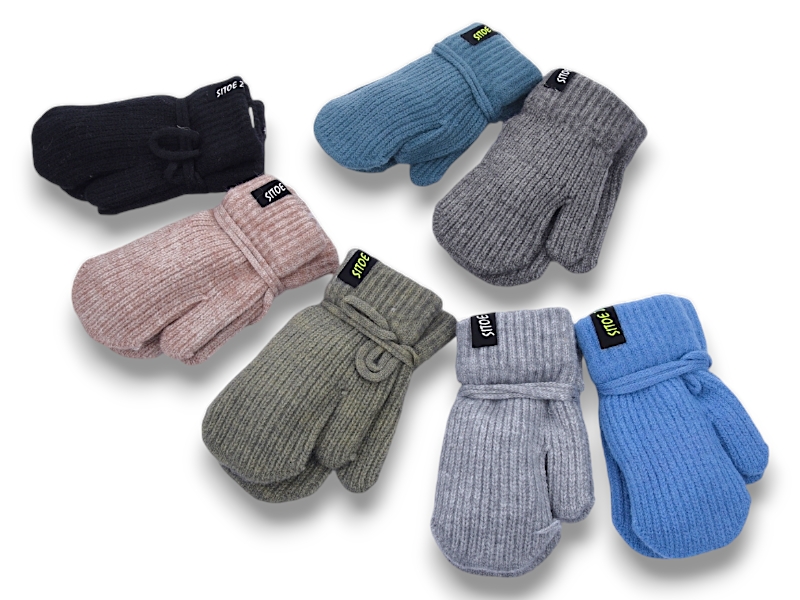 Варежки YLZL (3-5) D185 mix (зима)