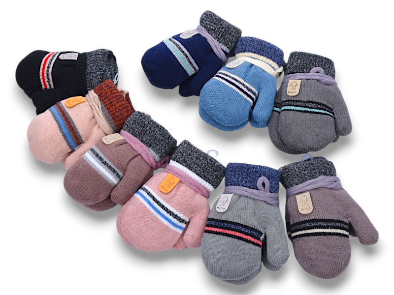 Варежки YLZL (2-3) D172 mix (зима)