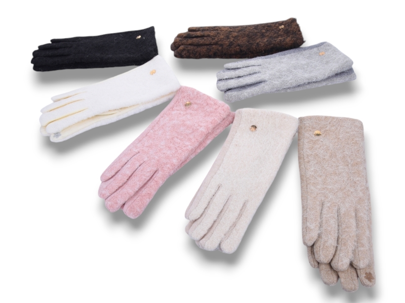 Перчатки КОРОЛЕВА (6.5-8.5) BRA2 mix (зима)