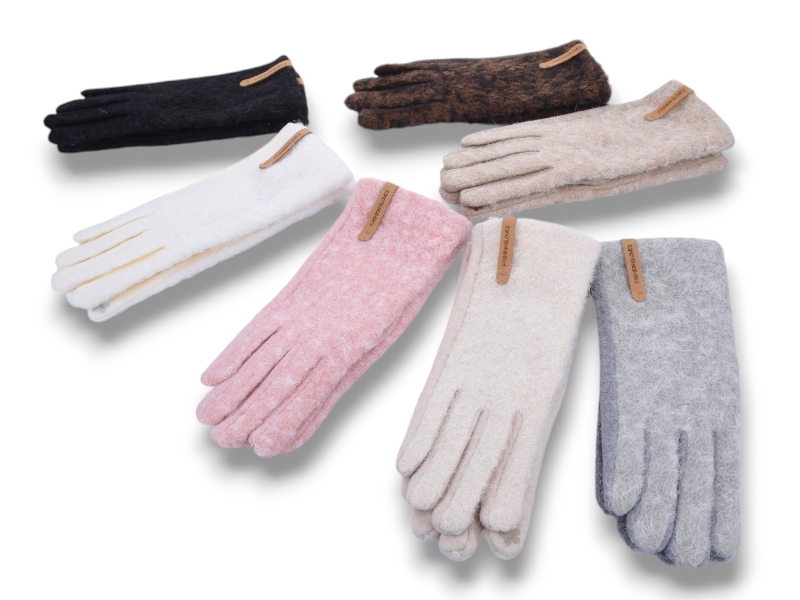 Перчатки КОРОЛЕВА (6.5-8.5) BRA3 mix (зима)