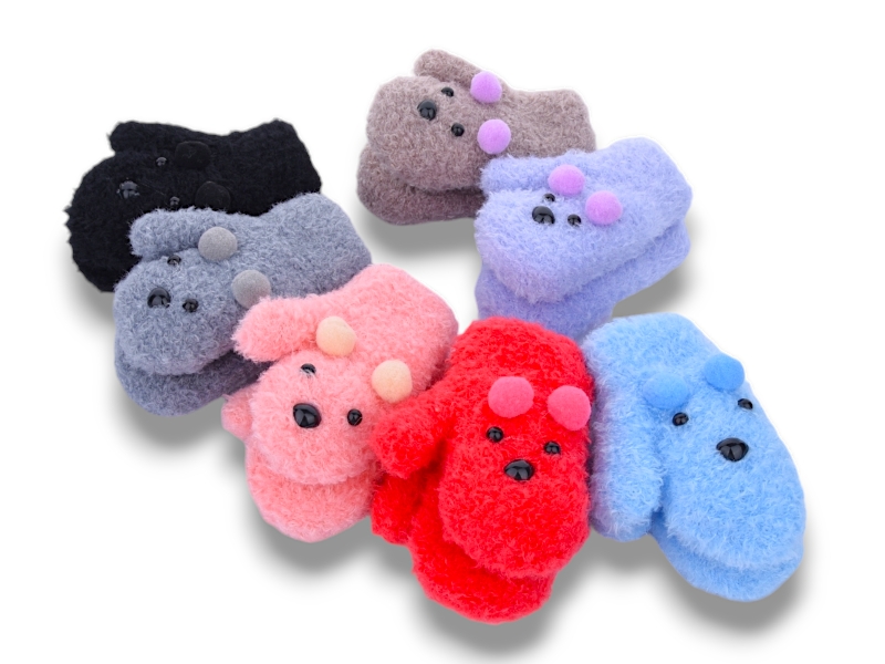 Варежки YLZL (2-4) 0903 mix (зима)