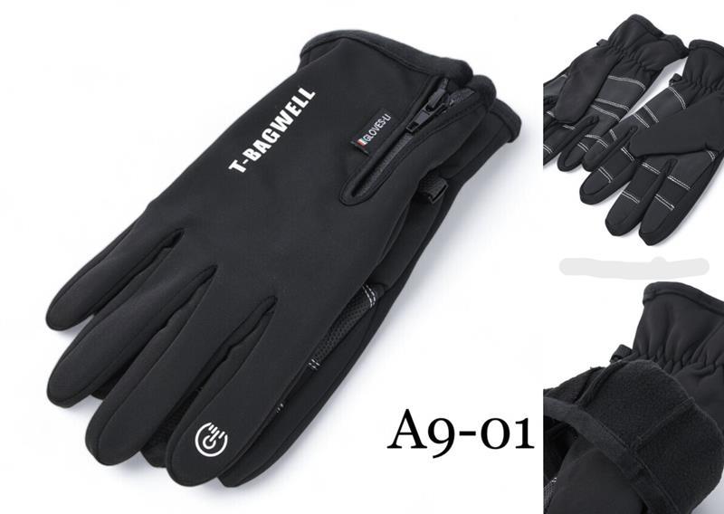 Перчатки Descarrilado (L-2XL) A9-1 black (зима)