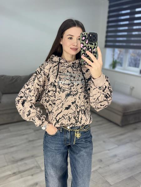 Худи S.Style (42-48) 300-3 beige (зима)