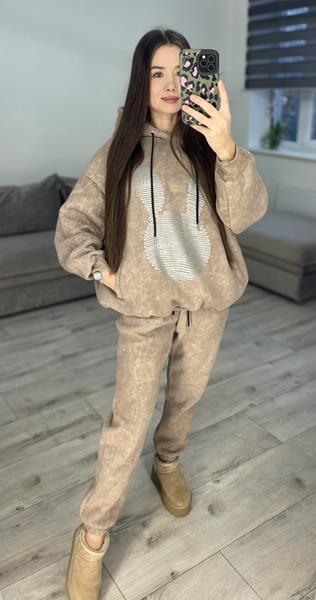 Костюм спорт S.Style (42-48) 303 beige (зима)