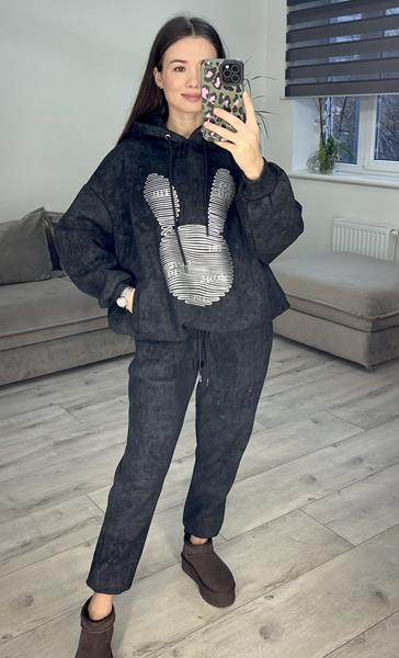 Костюм спорт S.Style (42-48) 303 black (зима)