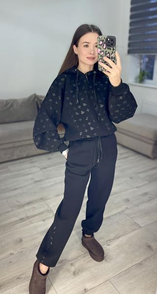 Костюм спорт S.Style (42-48) 316 black (зима)