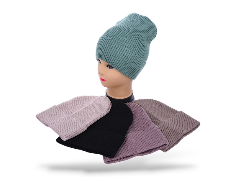 Шапка Angelica (56-60) SF079-18 mix (деми)