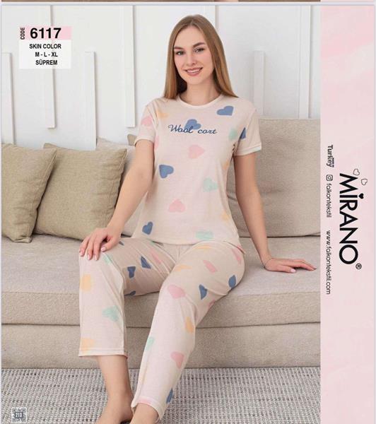 Пижама Disneyopt (M-XL) 6117 beige (лето)