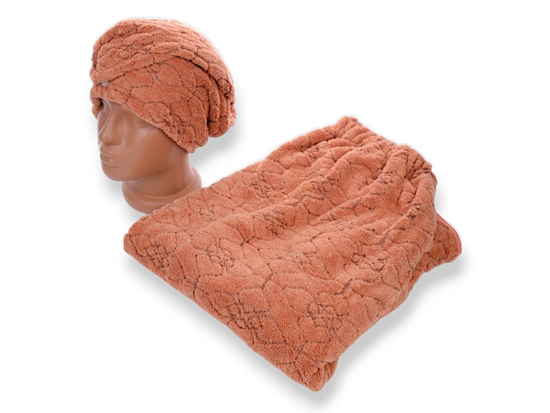 Банный набор Obuv OK2 (80*140) l.brown (10306-6959) (деми)