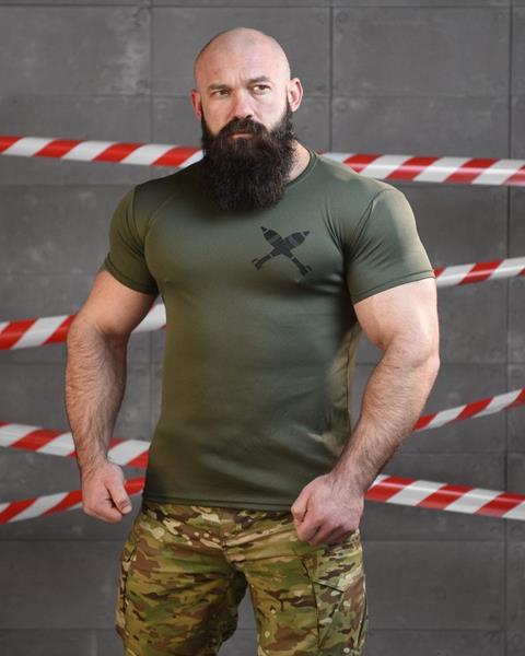 Футболка Madoka (M-3XL) 639 green (лето)