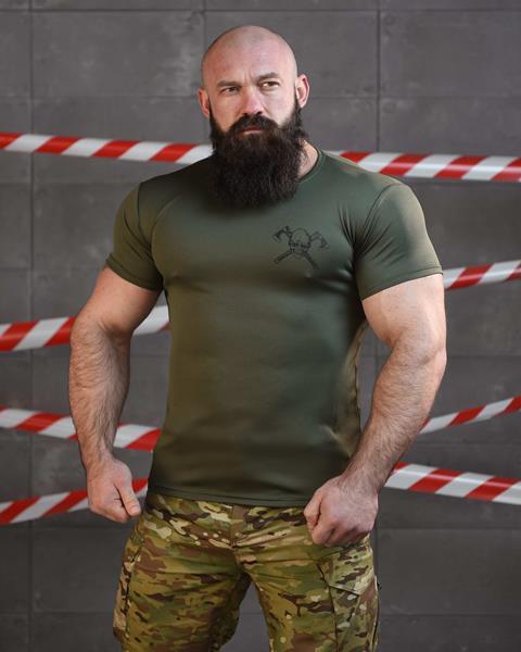 Футболка Madoka (M-3XL) 644 green (лето)