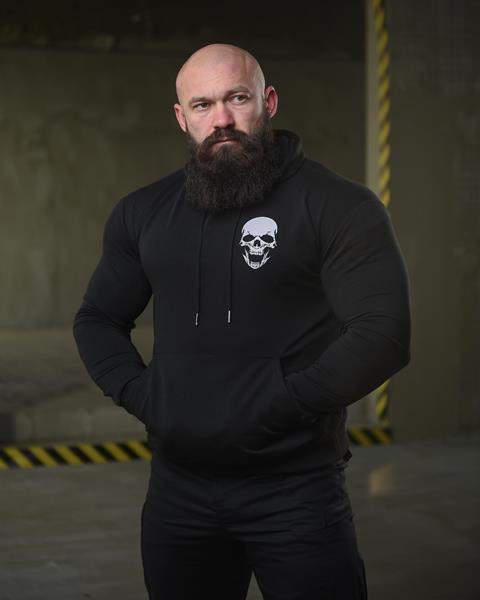 Худи Madoka (M-3XL) 681 black (деми)