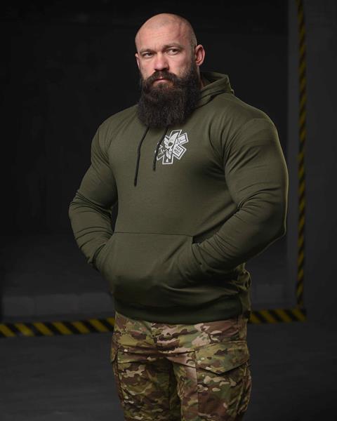 Худи Madoka (M-3XL) 685 khaki (деми)