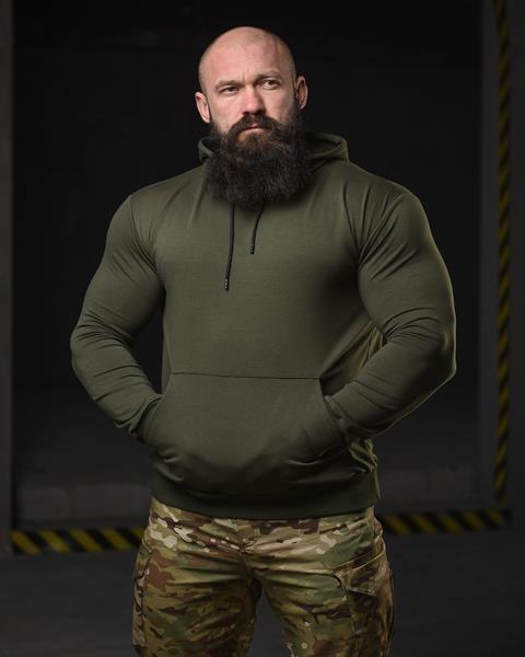 Худи Madoka (M-3XL) 692 khaki (деми)