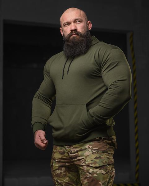 Худи Madoka (M-3XL) 695 khaki (деми)