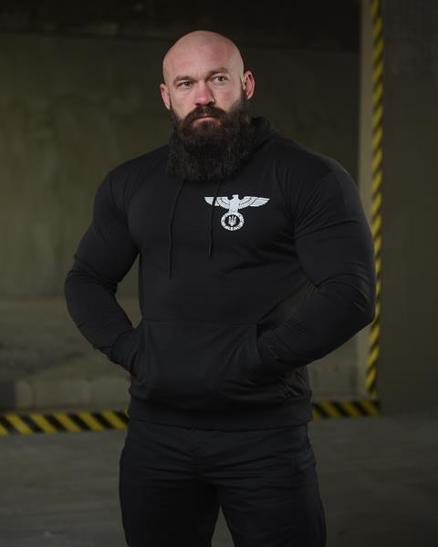 Худи Madoka (M-3XL) 696 black (деми)