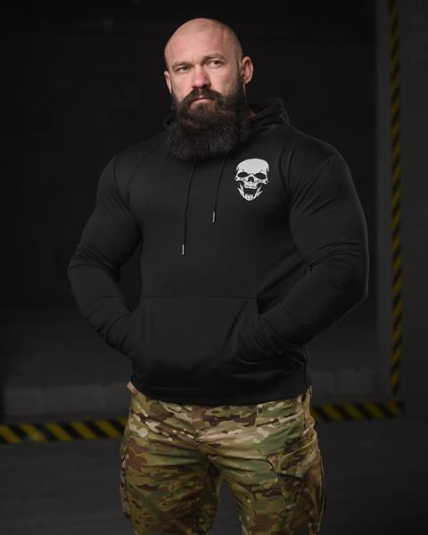 Худи Madoka (M-3XL) 706 black (деми)