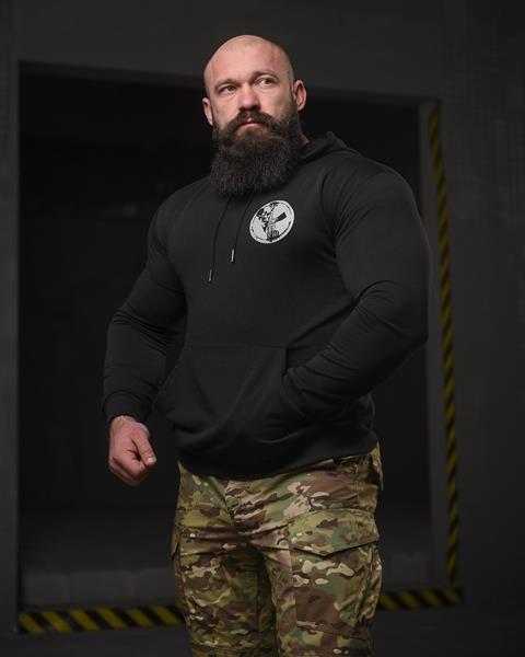 Худи Madoka (M-3XL) 708 black (деми)