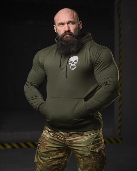 Худи Madoka (M-3XL) 710 khaki (деми)