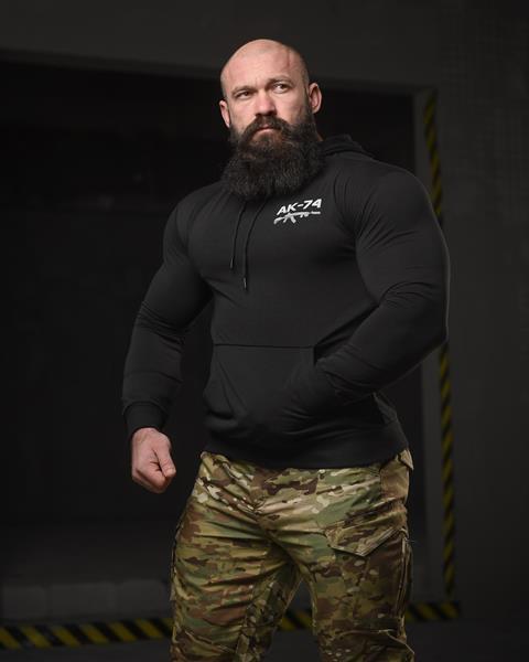 Худи Madoka (M-3XL) 711 black (деми)